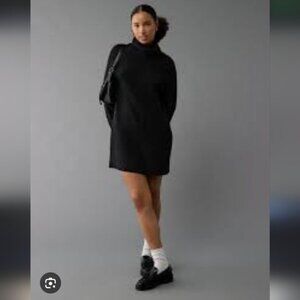 American Eagle Lounge Pointelle Chunky Cozy Chenille Sweater Dress S